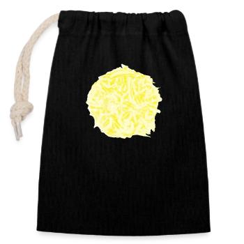 Rupture hypothétique d’un v.T-shirt à bulles - Sac cadeau en coton avec cordon (14 x 20 cm) - noir - Devant
