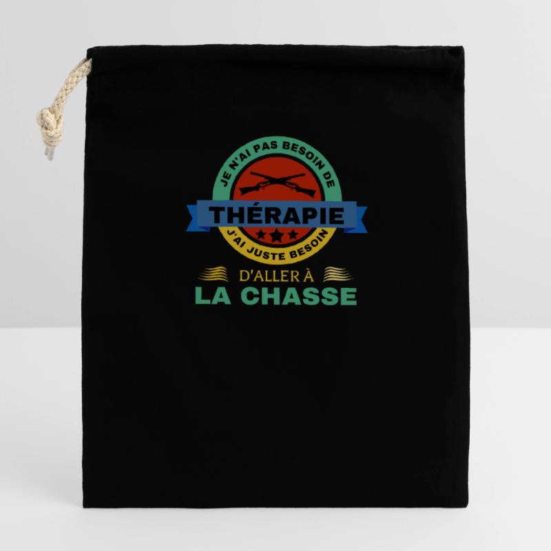 CHASSETherapie Sac cadeau en coton avec cordon (14 x 20 cm)