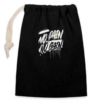 Resilience Anthem - Closable cotton gift bag (14x20cm) - black - Front