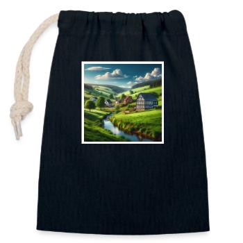 Typisch Sauerland - Verschließbarer Geschenkbeutel aus Baumwolle (14x20cm) - Navy - Vorne