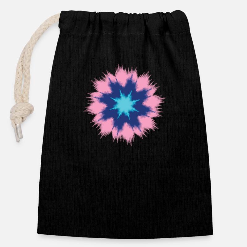 tie dye shirt. Tie Dye Shirt Patterns - Closable cotton gift bag (14x20cm) - black