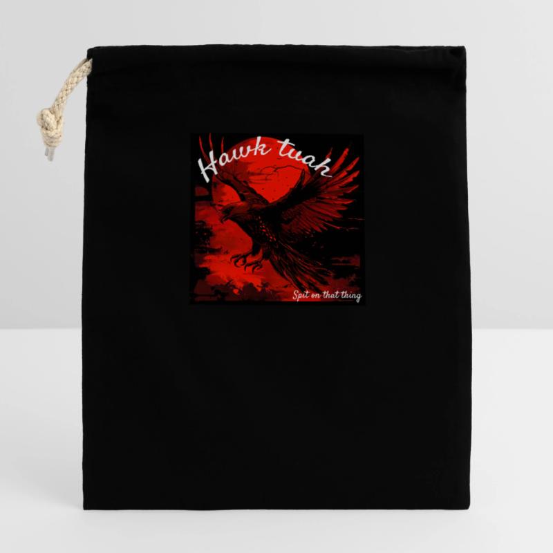 The Hawk Tuah Eagle Closable cotton gift bag (14x20cm)