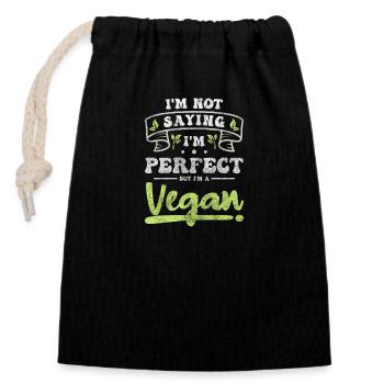 Nutrition Bien-être animal Nature - Sac cadeau en coton avec cordon (14 x 20 cm) - noir - Devant