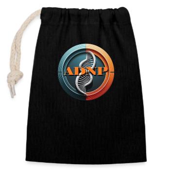 ANDP - Syndrome - GEN - Closable cotton gift bag (14x20cm) - black - Front