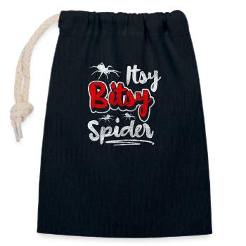 Spinne Haustier Biss Horror - Verschließbarer Geschenkbeutel aus Baumwolle (14x20cm) - Navy - Vorne