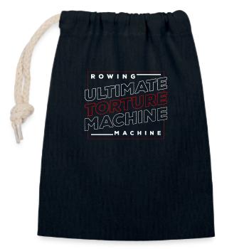 Rowing Sports Water sports - Closable cotton gift bag (14x20cm) - navy - Front