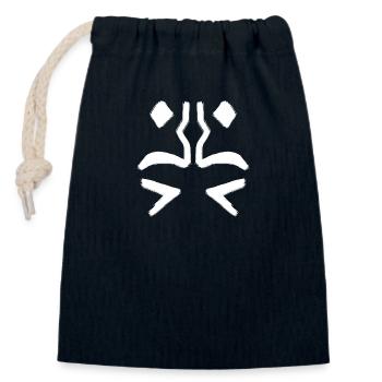 Ahsoka - Closable cotton gift bag (14x20cm) - navy - Front