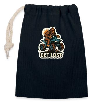 Hol dir Lost Sasquatch - Verschließbarer Geschenkbeutel aus Baumwolle (14x20cm) - Navy - Vorne