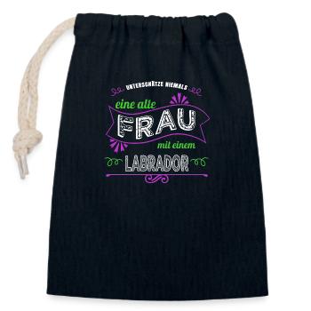 funny carpenter present idea carpentry statement - Verschließbarer Geschenkbeutel aus Baumwolle (14x20cm) - Navy - Vorne