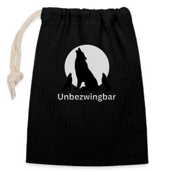Indomitable Wolves - Spell - ApriNoeScor - Closable cotton gift bag (14x20cm) - black - Front