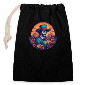 5 de Mayo Party Drinko de Mayo Mexican Don, - Sac cadeau en coton avec cordon (14 x 20 cm) - noir - Devant