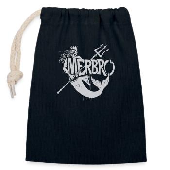 Merbro - Mysterious Hydropower - Closable cotton gift bag (14x20cm) - navy - Front
