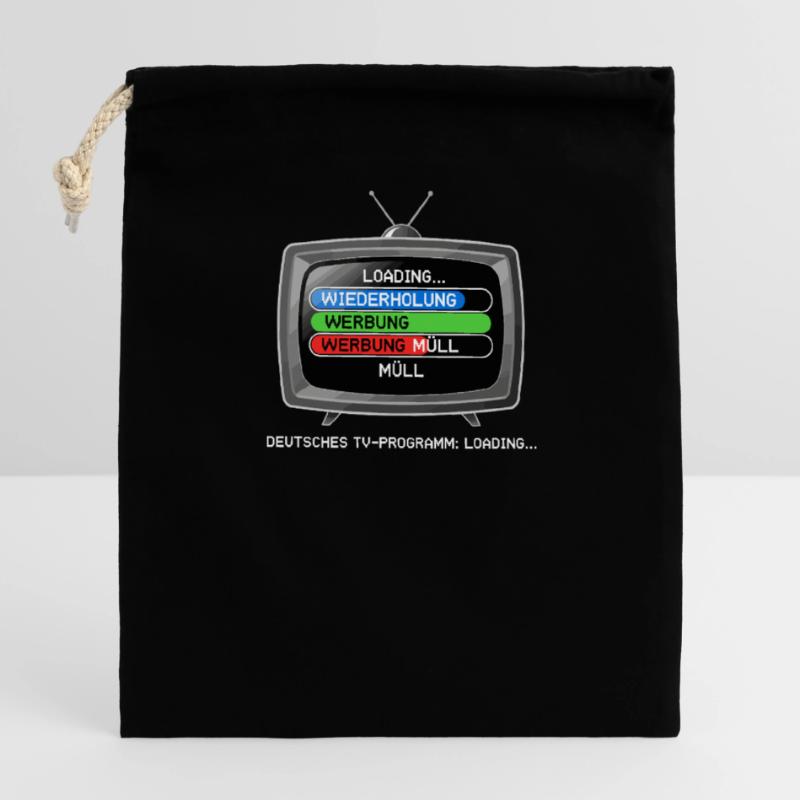 German TV Program: Loading... Closable cotton gift bag (14x20cm)