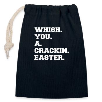 enfant chemise t-shirt anniversaire cadeau idée - Sac cadeau en coton avec cordon (14 x 20 cm) - bleu marine - Devant