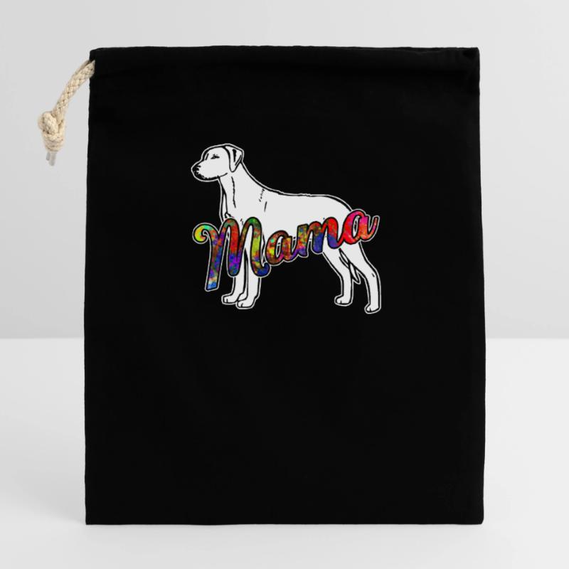 Rhodesian Ridgeback Rhodesian Ridgeback Mama Closable cotton gift bag (14x20cm)
