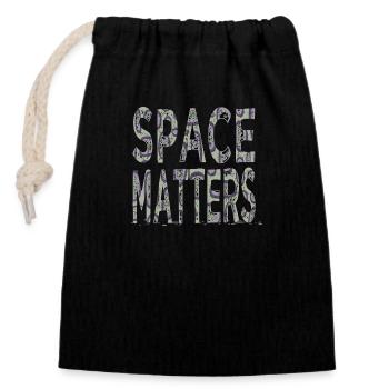 anniversaire génial amateurs d’astronomie drôle citation blague - Sac cadeau en coton avec cordon (14 x 20 cm) - noir - Devant