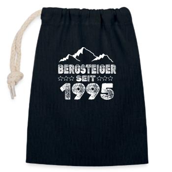in 1995 - Verschließbarer Geschenkbeutel aus Baumwolle (14x20cm) - Navy - Vorne