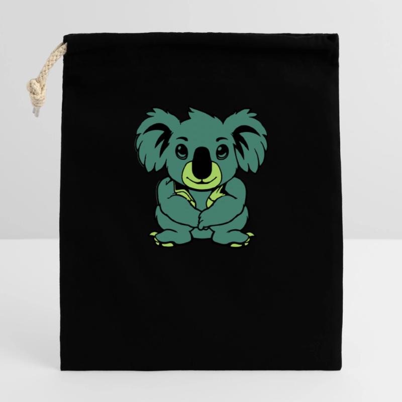 koalabär comic tier Verschließbarer Geschenkbeutel aus Baumwolle (14x20cm)