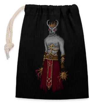 The Demon Lord and His Morning Stars - Closable cotton gift bag (14x20cm) - black - Front