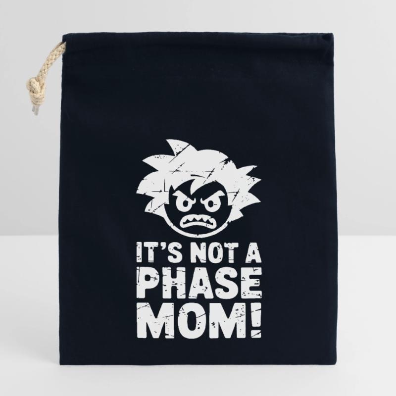 It's not a phase mom! Emo Goth Alternative Verschließbarer Geschenkbeutel aus Baumwolle (14x20cm)