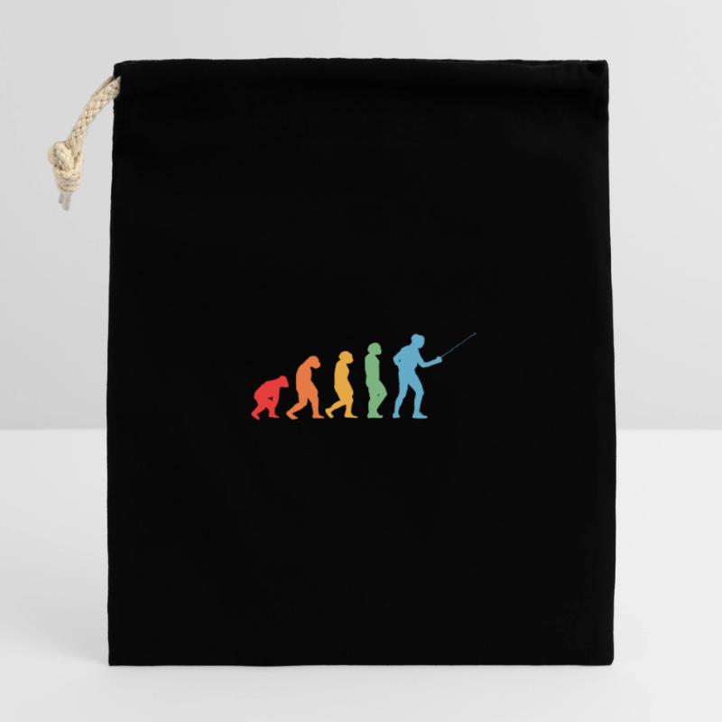 Fechter Evolution Fechten Verschließbarer Geschenkbeutel aus Baumwolle (14x20cm)