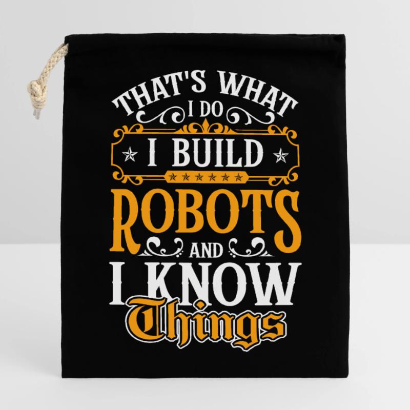 Machine Robotics Robotnik Closable cotton gift bag (14x20cm)