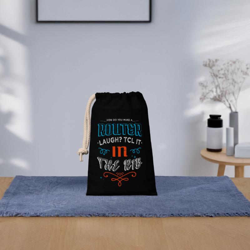 Joke Informatique Informatique C Sharp Programmation Sac cadeau en coton avec cordon (14 x 20 cm)