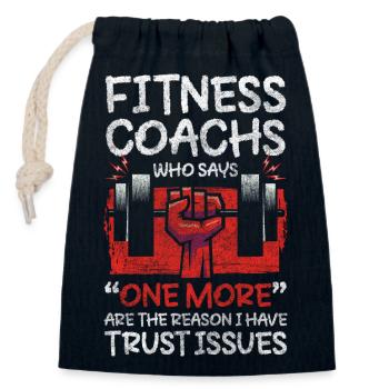 Coach Endurance Pumping Sports - Closable cotton gift bag (14x20cm) - navy - Front