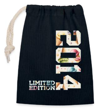 SOMMER LIMITED EDITION 2014 EIS 12. GEBURTSTAG - Closable cotton gift bag (14x20cm) - navy - Front