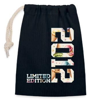 SOMMER LIMITED EDITION 2012 EIS 14. GEBURTSTAG - Closable cotton gift bag (14x20cm) - navy - Front