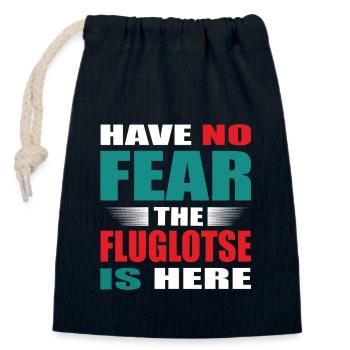 Have no Fear the Air Traffic Controller is here Outfit - Closable cotton gift bag (14x20cm) - navy - Front