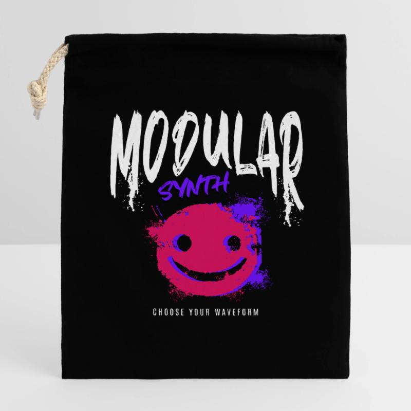 Modular Synth Synthesizer Waveform Verschließbarer Geschenkbeutel aus Baumwolle (14x20cm)
