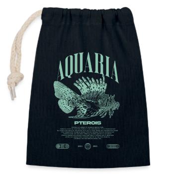 Rotfeuerfisch Marine Fish Keeper Moderne Streetwear - Verschließbarer Geschenkbeutel aus Baumwolle (14x20cm) - Navy - Vorne