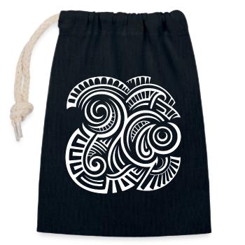 Enthüllung der Maori Tattoo Meisterschaft - Verschließbarer Geschenkbeutel aus Baumwolle (14x20cm) - Navy - Vorne