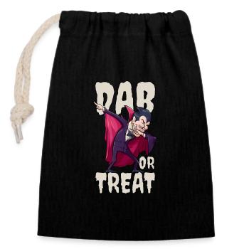 Dabbender Vampir Dab Dabbing Hip Hopper - Verschließbarer Geschenkbeutel aus Baumwolle (14x20cm) - Schwarz - Vorne