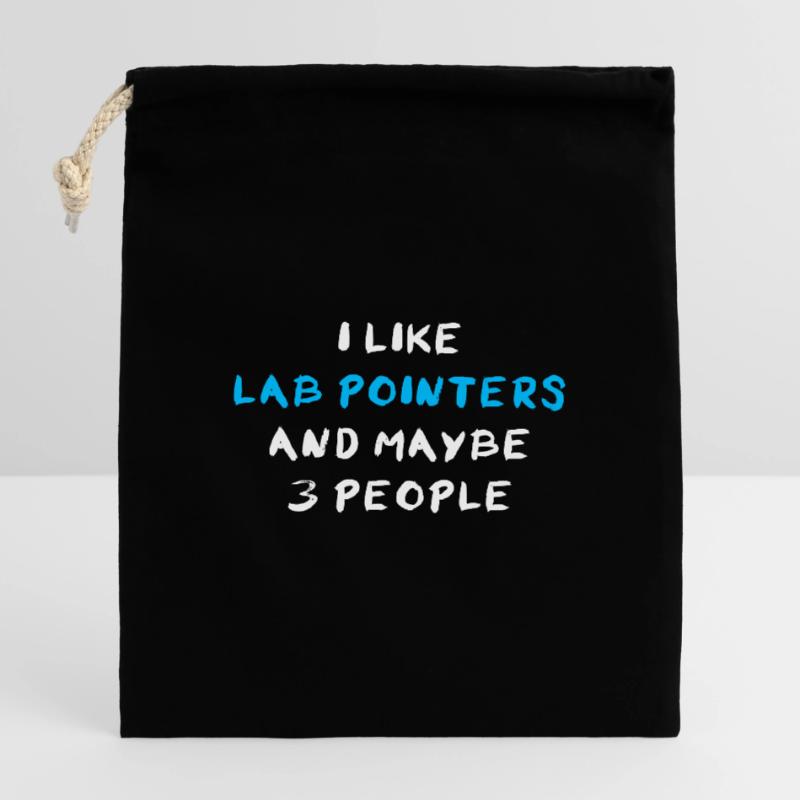 Lab Pointer Verschließbarer Geschenkbeutel aus Baumwolle (14x20cm)