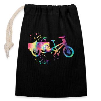 Heavy Duty Bike Cargo Bike Cargo Bike Cargo Bike - Closable cotton gift bag (14x20cm) - black - Front