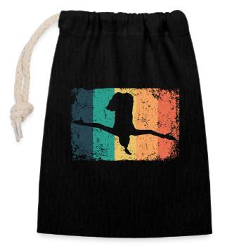 Diving, Artistic Jumping, Synchronized Diving - Closable cotton gift bag (14x20cm) - black - Front