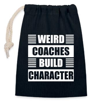 Weird Coaches Make Up Character Coach - Closable cotton gift bag (14x20cm) - navy - Front