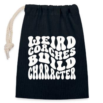 Weird Coaches Make Up Character Coach - Closable cotton gift bag (14x20cm) - navy - Front