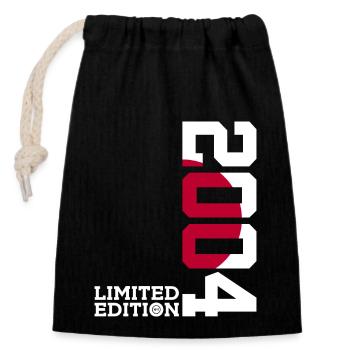 LIMITED EDITION 2004 JAPAN 22ND BIRTHDAY - Closable cotton gift bag (14x20cm) - black - Front