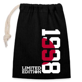 LIMITED EDITION 1998 JAPAN 28TH BIRTHDAY - Closable cotton gift bag (14x20cm) - black - Front