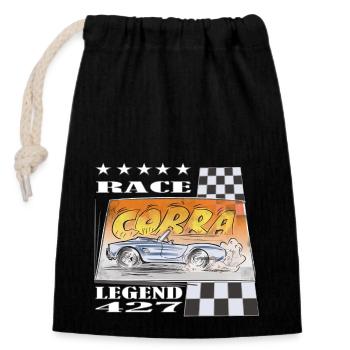 AC Cobra Comic Legend Gift - Closable cotton gift bag (14x20cm) - black - Front