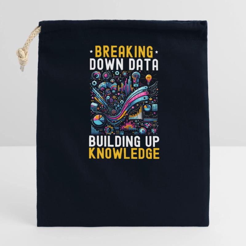 Data Science Datenanalyse Machine Learning Daten Verschließbarer Geschenkbeutel aus Baumwolle (14x20cm)
