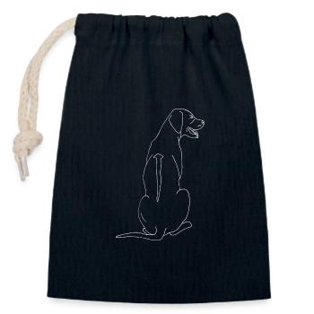 Rhodesian Ridgeback - Verschließbarer Geschenkbeutel aus Baumwolle (14x20cm) - Navy - Vorne