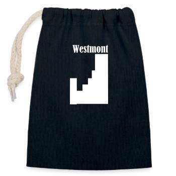 Westmont - Verschließbarer Geschenkbeutel aus Baumwolle (14x20cm) - Navy - Vorne