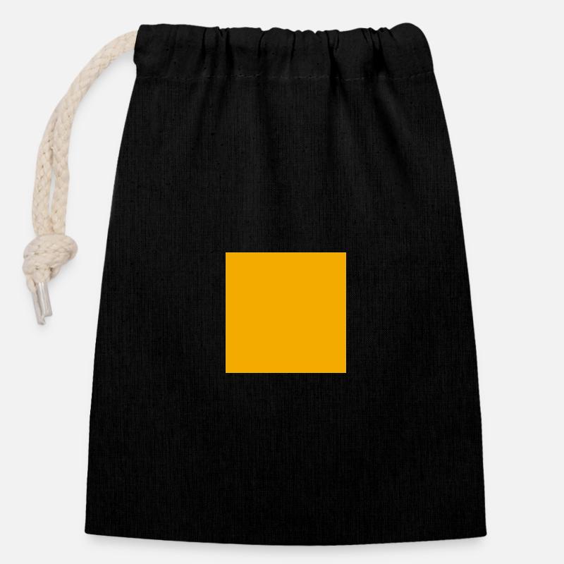 350x350 - Closable cotton gift bag (14x20cm) - black