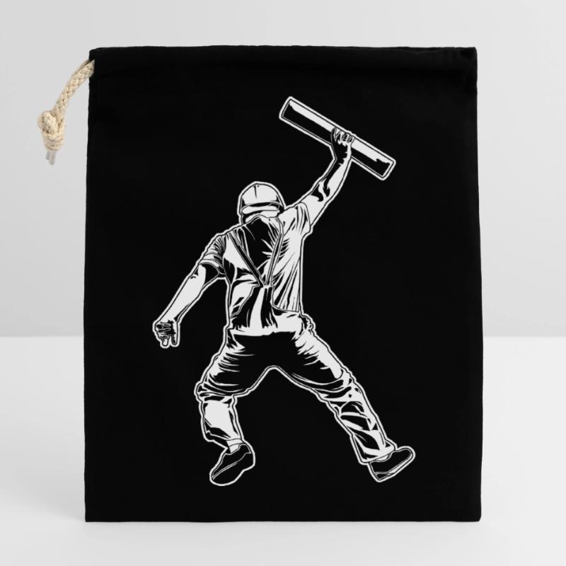 Graphisme d’architecte Sac cadeau en coton avec cordon (14 x 20 cm)