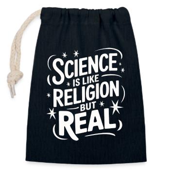 Atheismus Atheist Anti-Religion Agnostiker - Verschließbarer Geschenkbeutel aus Baumwolle (14x20cm) - Navy - Vorne