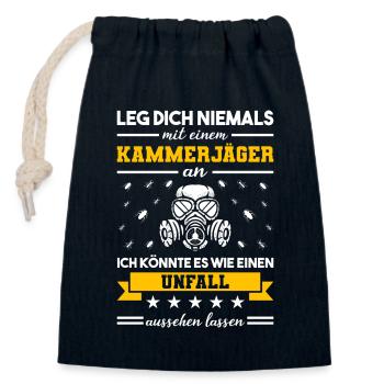 Kammerjäger Schädlingsbekämpfer - Verschließbarer Geschenkbeutel aus Baumwolle (14x20cm) - Navy - Vorne